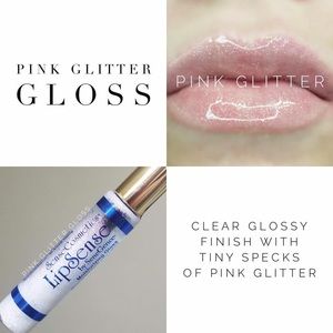 Pink Glitter Lipsense Gloss